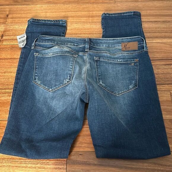Mavi jeans Emma slim boyfriend jeans distressed mid rise woman's size 30 - Picture 10 of 10